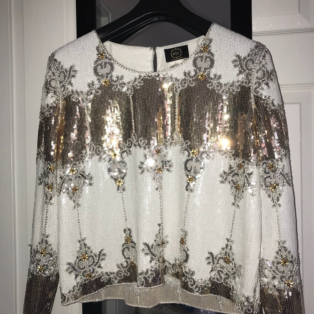 Women's Sequin gold shirt ⚡️✨